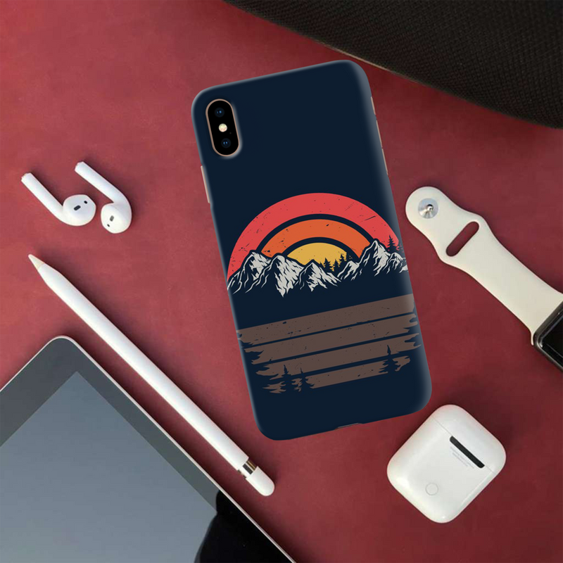 Mountains Printed Slim Cases and Cover for iPhone XS Max