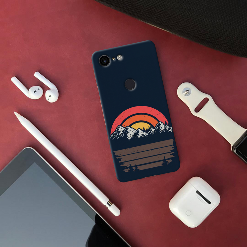 Mountains Printed Slim Cases and Cover for Pixel 3