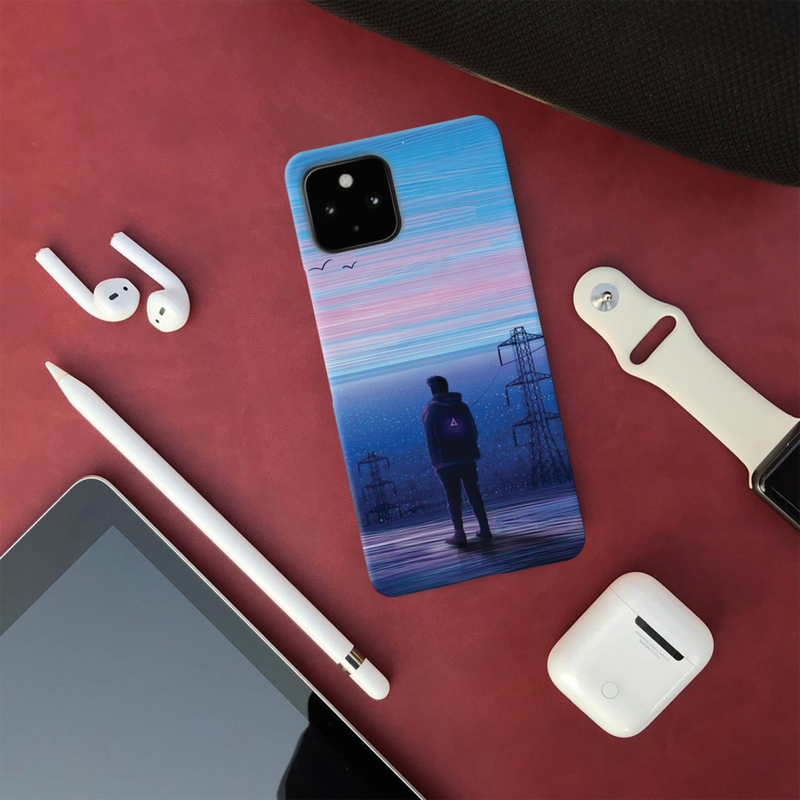 Alone at night Printed Slim Cases and Cover for Pixel 4A