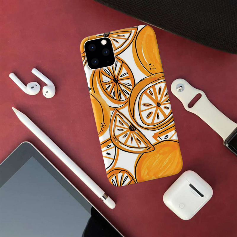 Orange Lemon Printed Slim Cases and Cover for iPhone 11 Pro