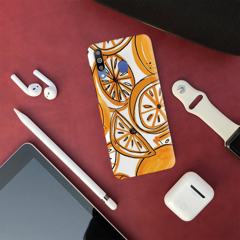 Orange Lemon Printed Slim Cases and Cover for Galaxy M30