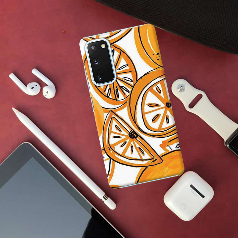 Orange Lemon Printed Slim Cases and Cover for Galaxy S20 Plus