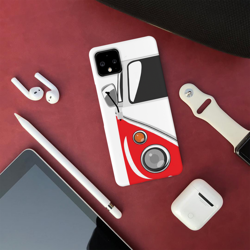 Red Volkswagon Printed Slim Cases and Cover for Pixel 4XL