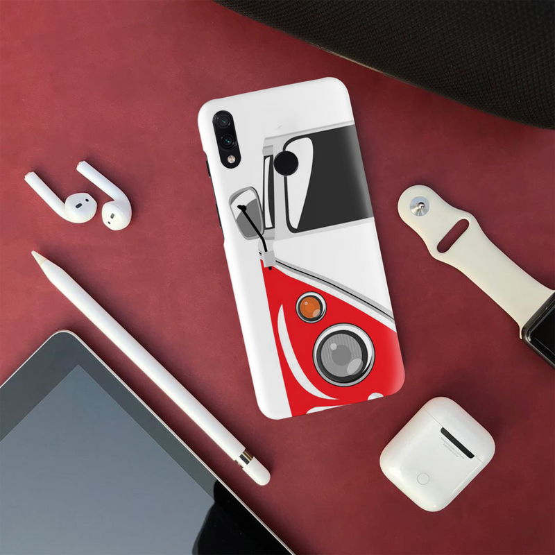 Red Volkswagon Printed Slim Cases and Cover for Redmi Note 7 Pro