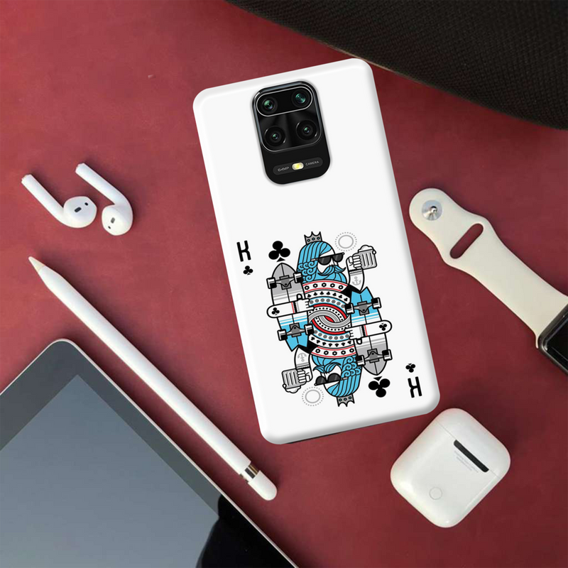 King 2 Card Printed Slim Cases and Cover for Redmi Note 9 Pro Max