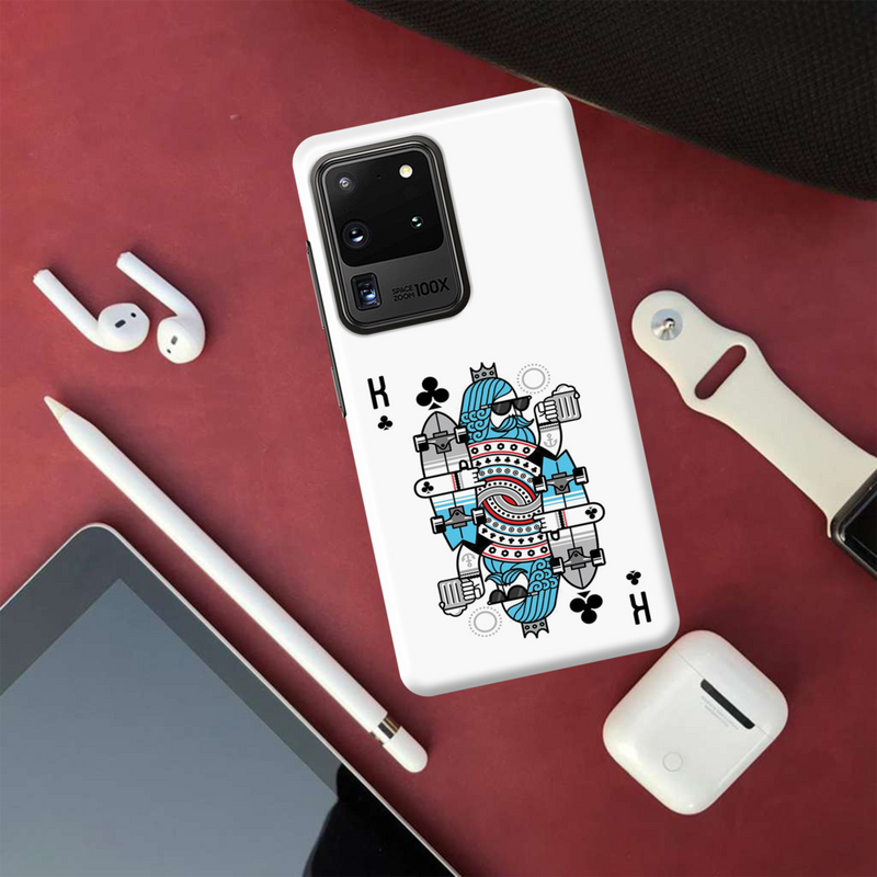 King 2 Card Printed Slim Cases and Cover for Galaxy S20 Ultra