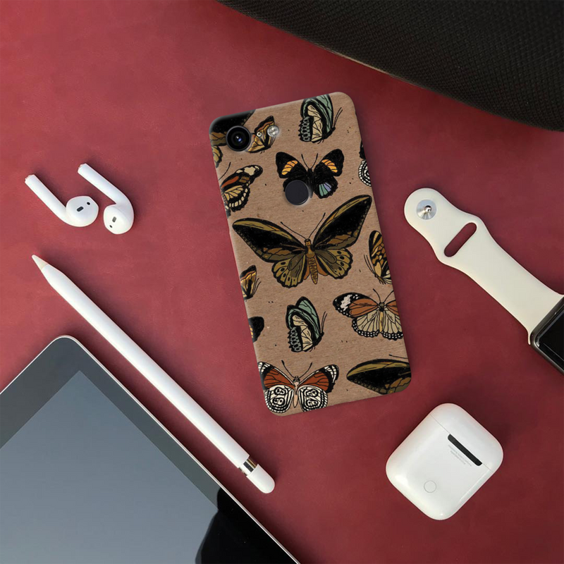 Butterfly Printed Slim Cases and Cover for Pixel 3XL