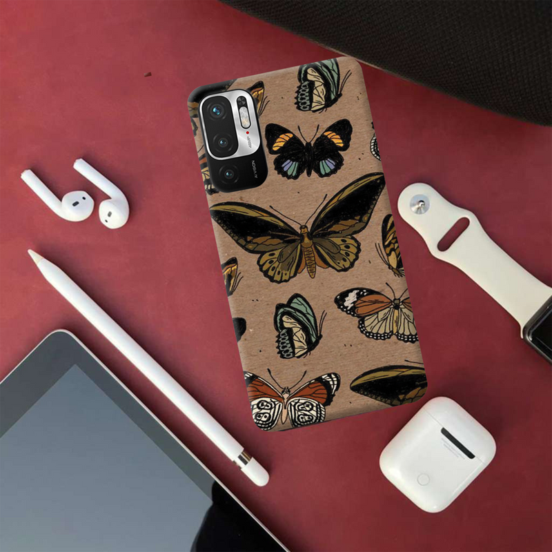 Butterfly Printed Slim Cases and Cover for Redmi Note 10T