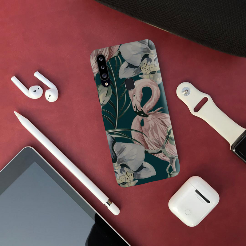 Flamingo Printed Slim Cases and Cover for Galaxy A20S