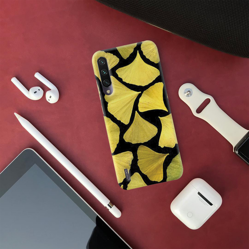 Yellow Leafs Printed Slim Cases and Cover for Redmi A3