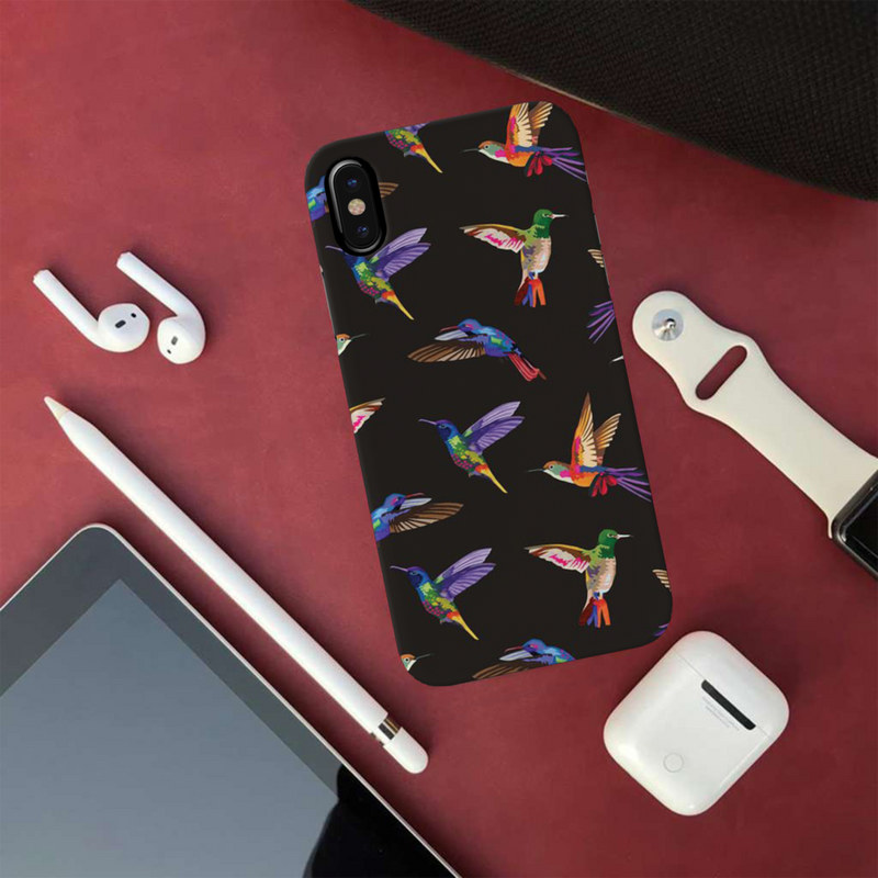 Kingfisher Printed Slim Cases and Cover for iPhone X