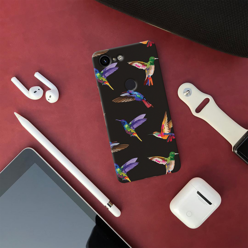 Kingfisher Printed Slim Cases and Cover for Pixel 3