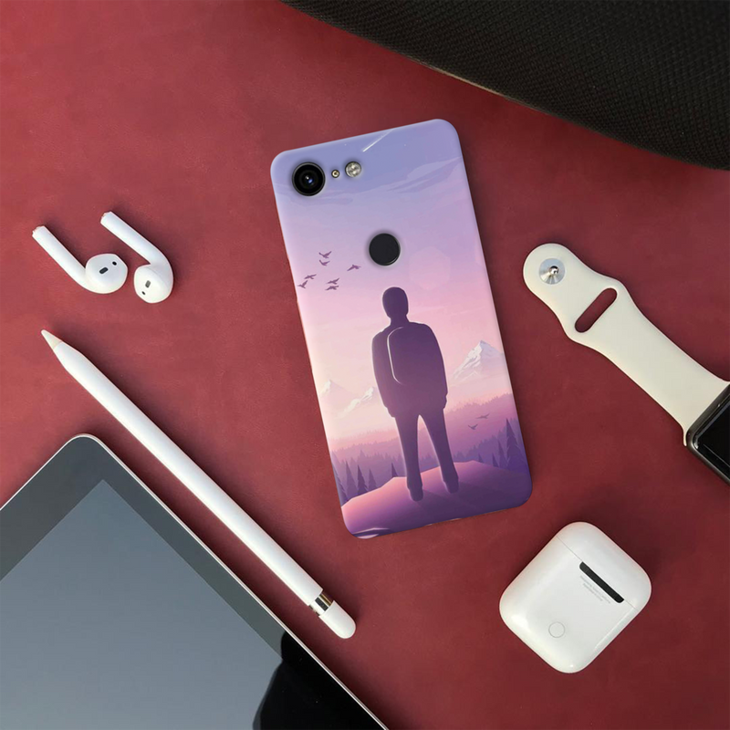 Peace on earth Printed Slim Cases and Cover for Pixel 3