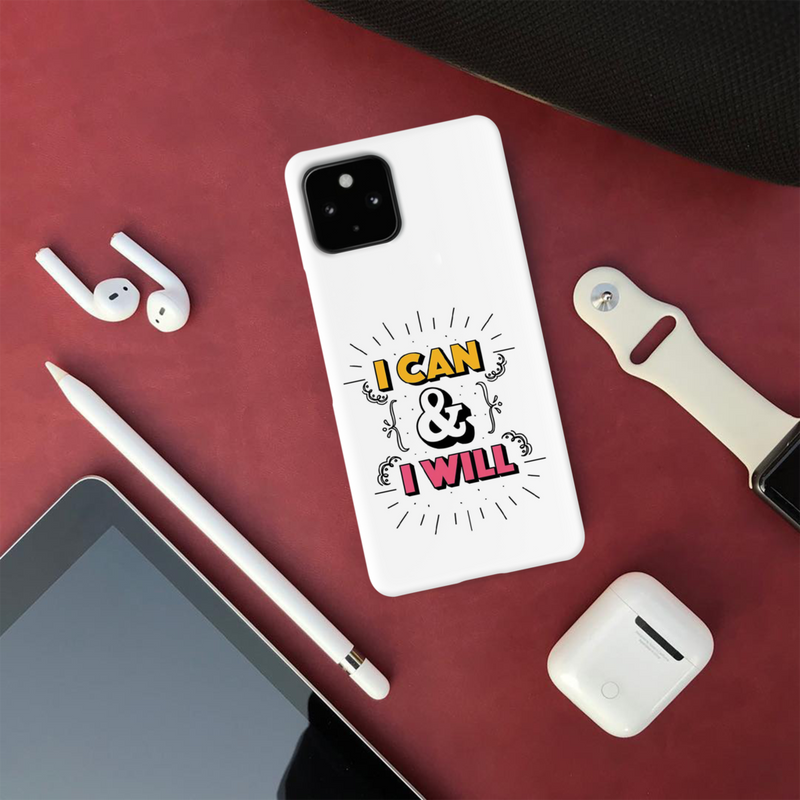 I can and I will Printed Slim Cases and Cover for Pixel 4A