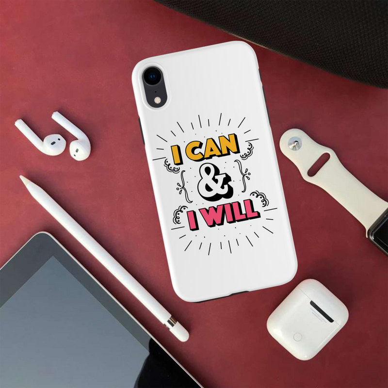 I can and I will Printed Slim Cases and Cover for iPhone XR