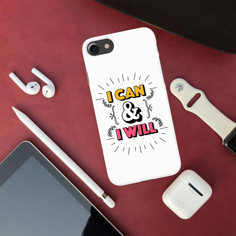 I can and I will Printed Slim Cases and Cover for iPhone 7