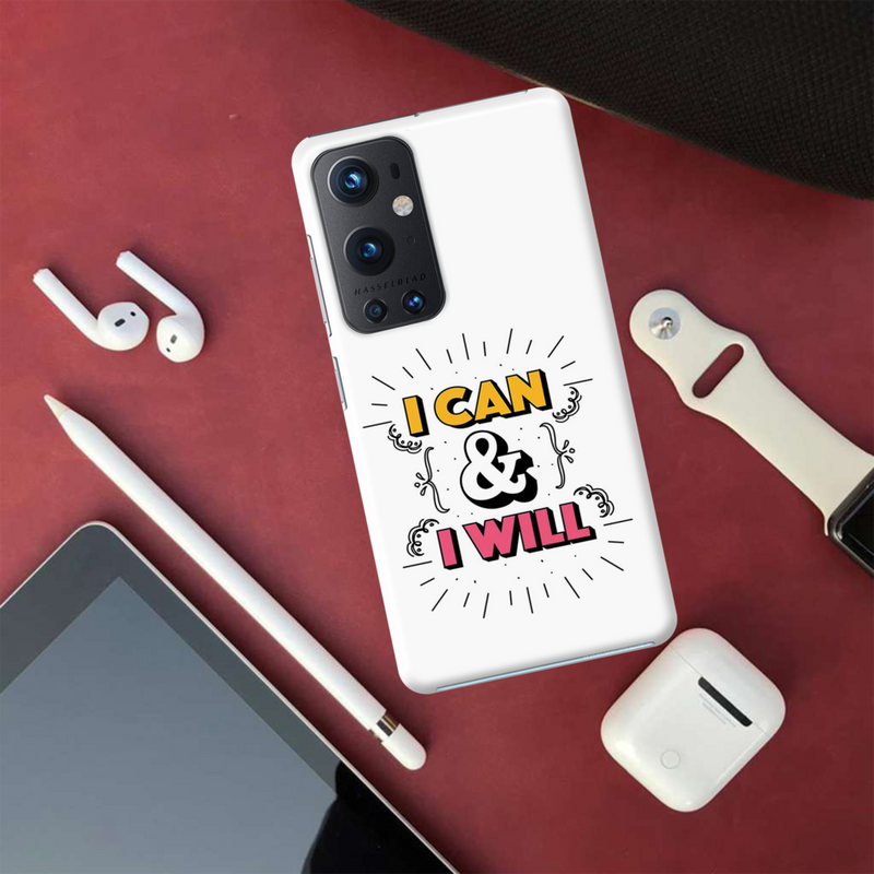 I can and I will Printed Slim Cases and Cover for OnePlus 9 Pro