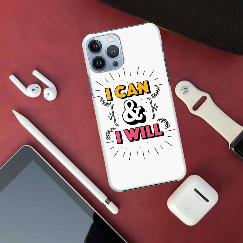 I can and I will Printed Slim Cases and Cover for iPhone 13 Pro