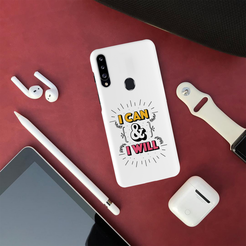 I can and I will Printed Slim Cases and Cover for Galaxy A20S