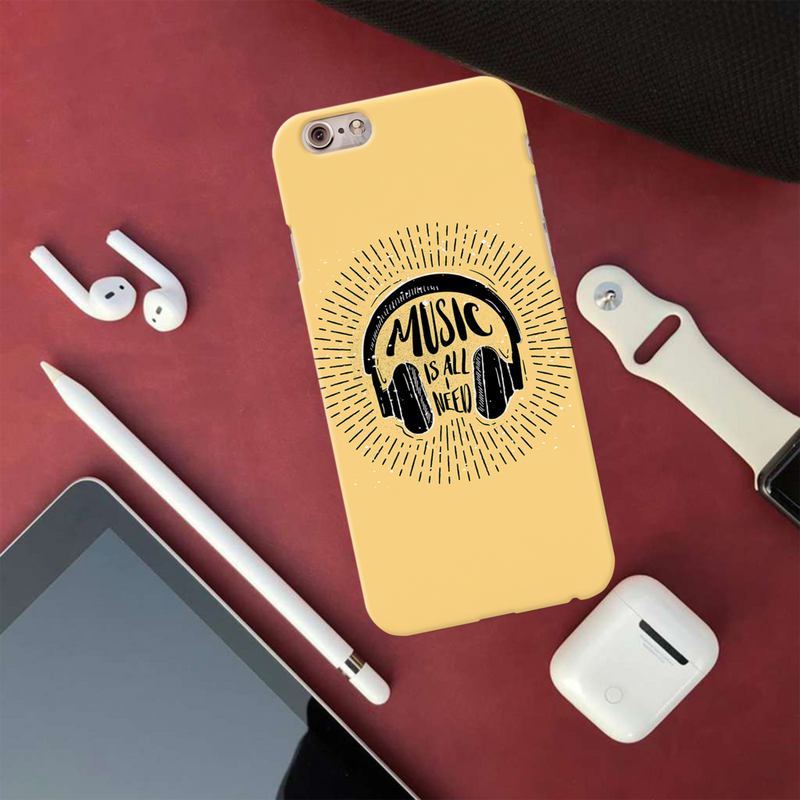 Music is all i need Printed Slim Cases and Cover for iPhone 6