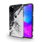 Black Cloud Marble Pattern printed cases for iphone 11 pro max