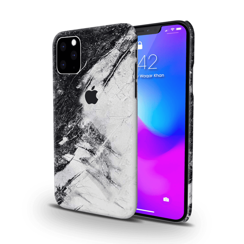 Black Cloud Marble Pattern printed cases for iphone 11 pro max