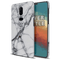 Light Grey Marble Pattern Mobile Case Cover For Oneplus 6