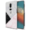 Pink Black & White Marble Pattern Mobile Case Cover For Oneplus 6