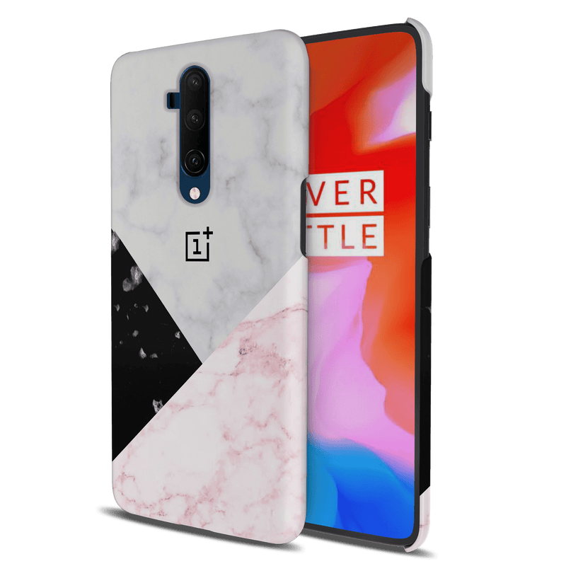 Pink Black & White Marble Pattern Mobile Case Cover For Oneplus 7t Pro