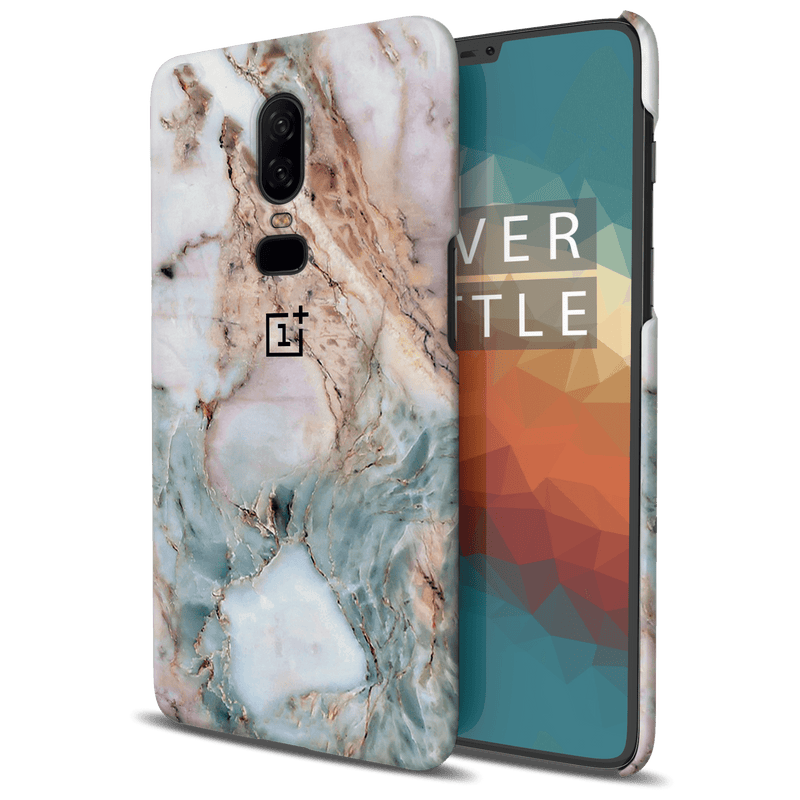 Lite Pink Marble Pattern Mobile Case Cover For Oneplus 6