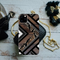 Carpet Pattern Black, White and Brown Pattern Mobile Case Cover For Iphone 11 Pro