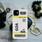 Flying to Goa Flight Ticket Pattern Mobile Case Cover For Iphone 11