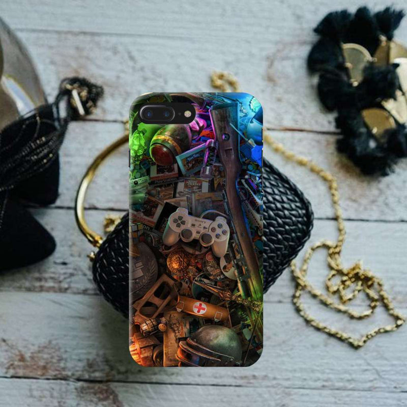Gaming Pattern Mobile Case Cover For Iphone 7 Plus