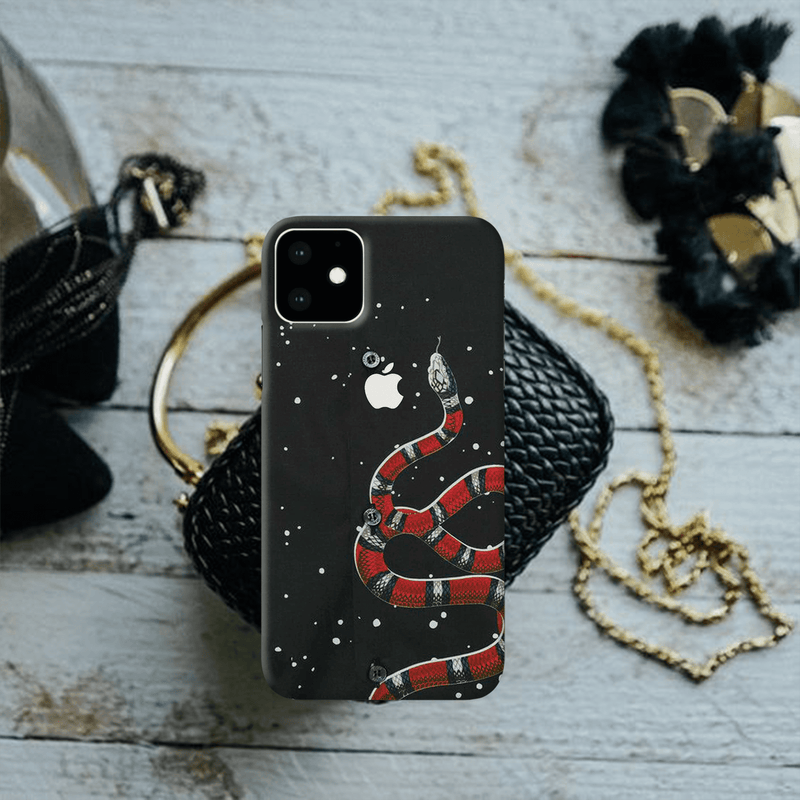 Snake in Galaxy Pattern Mobile Case Cover For Iphone 11 Pro
