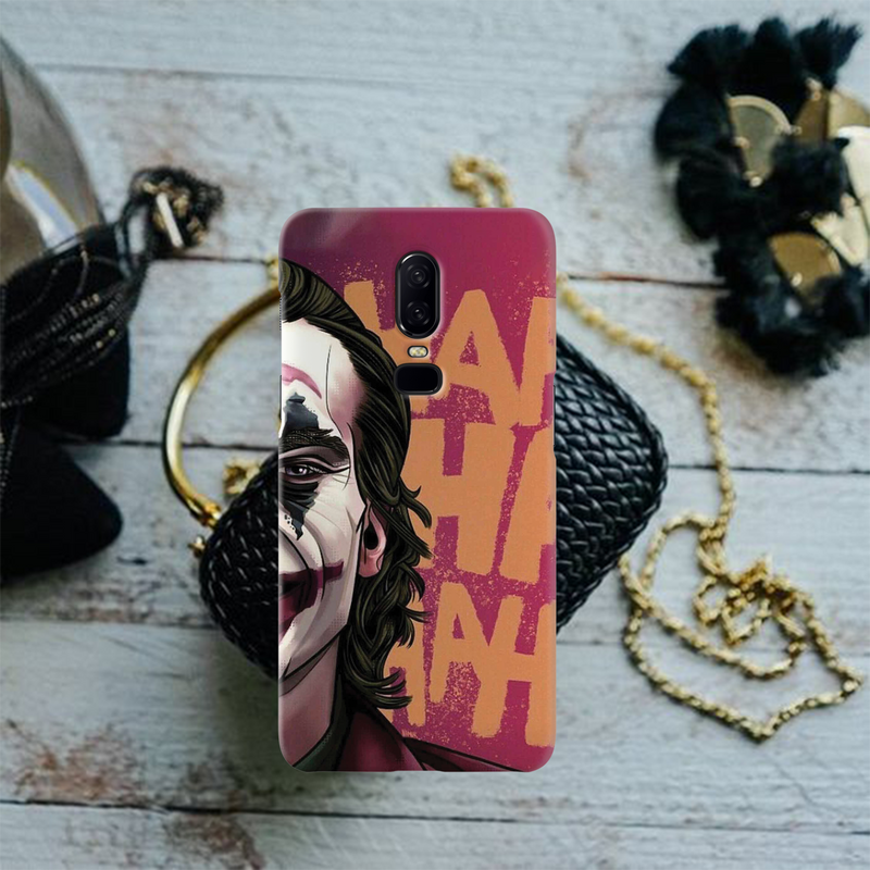 Joker Pink Pattern Mobile Case Cover For Oneplus 6