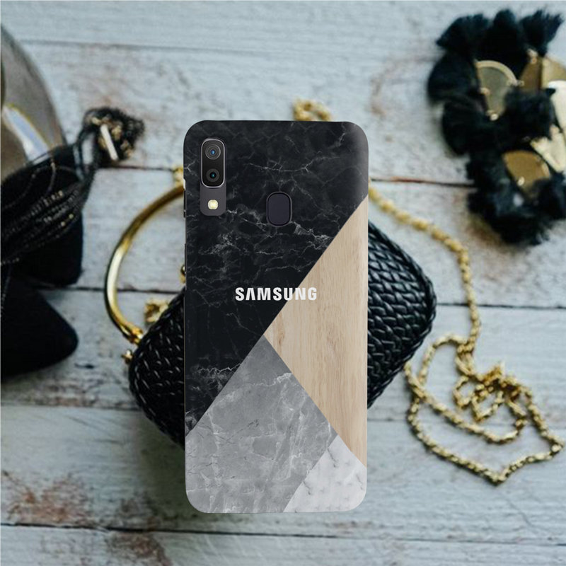 Tiles and Wooden Pattern Mobile Case Cover For Galaxy A30