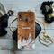 Wood Surface and Snowflakes Pattern Mobile Case Cover For Galaxy A30