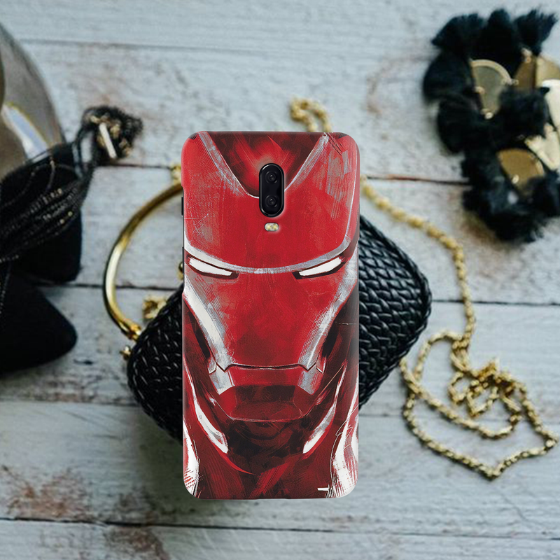 Iron Man Suit Pattern Mobile Case Cover For Oneplus 6T