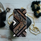 Carpet Pattern Black, White and Brown Pattern Mobile Case Cover For Galaxy A30