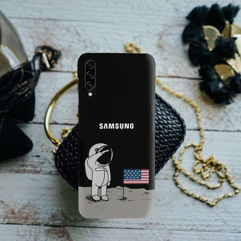 USA Astronaut Pattern Mobile Case Cover For Galaxy A30S