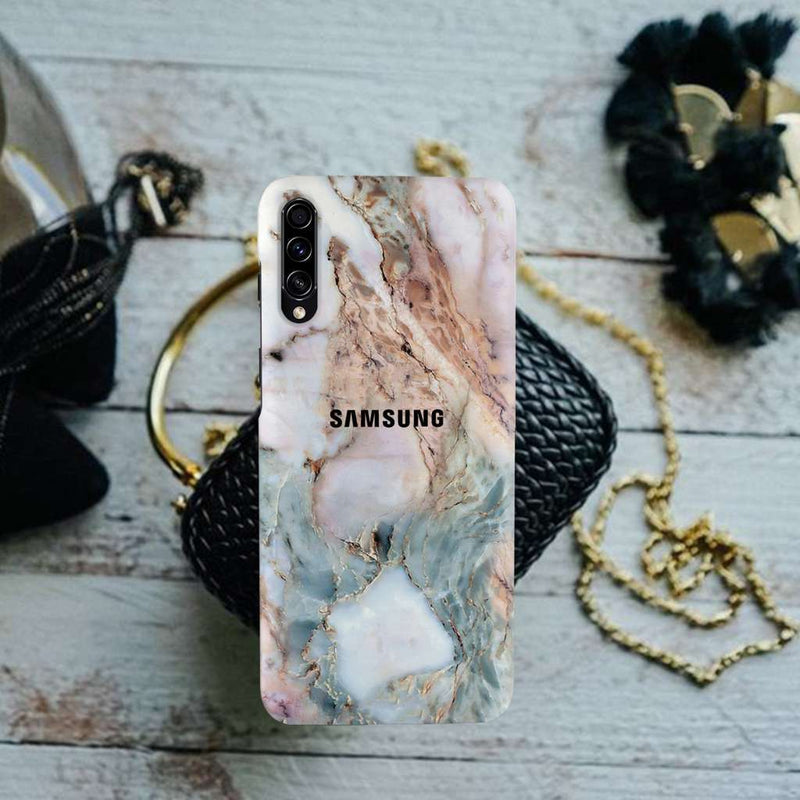 Lite Pink Marble Pattern Mobile Case Cover For Galaxy A50