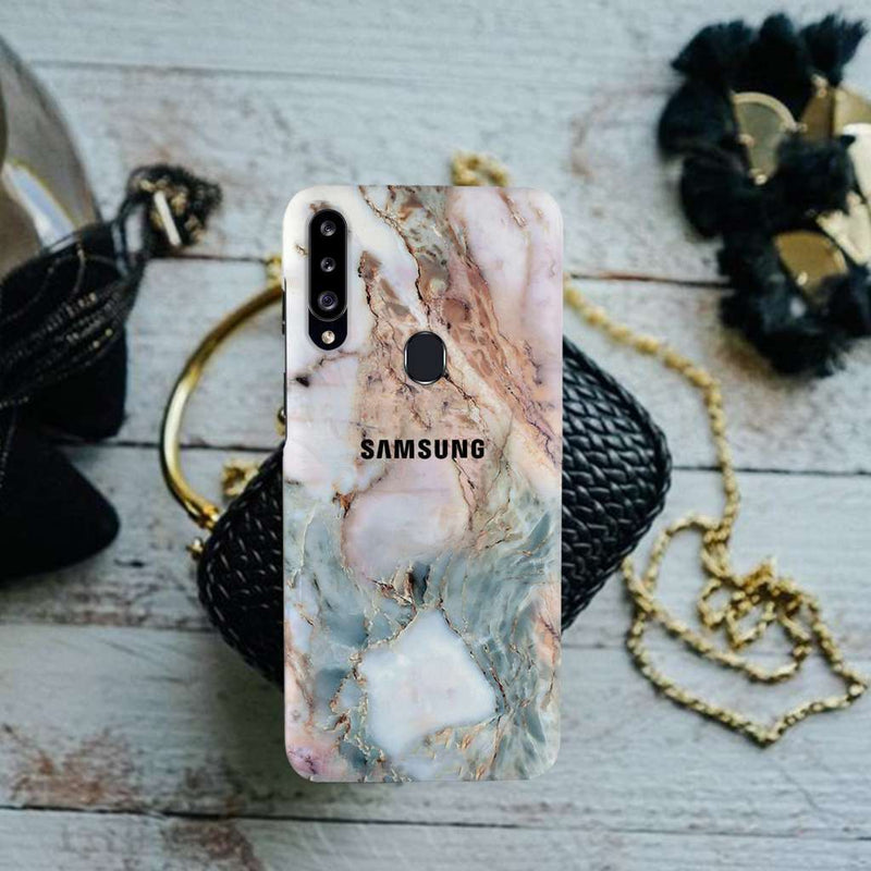 Lite Pink Marble Pattern Mobile Case Cover For Galaxy A20S