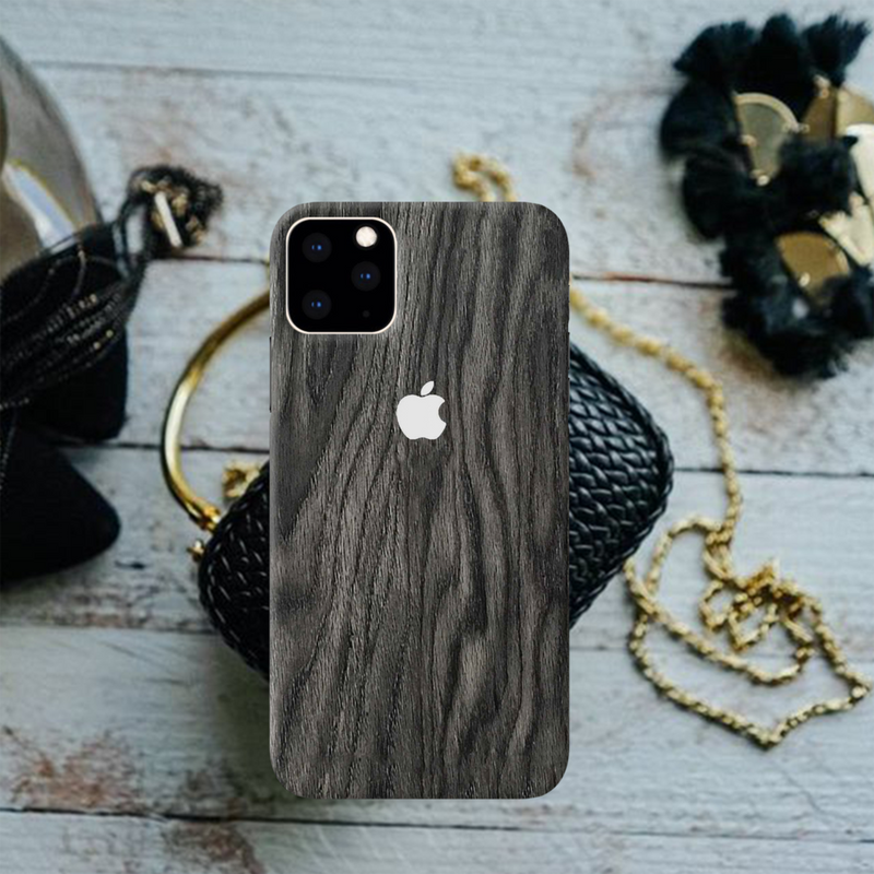 Black Wood Surface Pattern Mobile Case Cover For Iphone 11 Pro