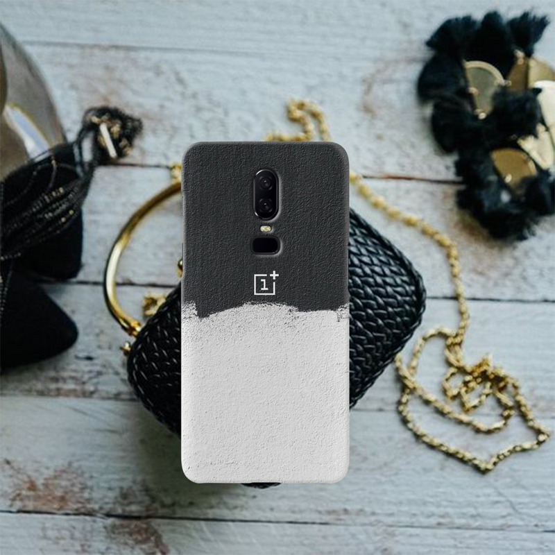 Black And White Pattern Oneplus 6 Printed cases