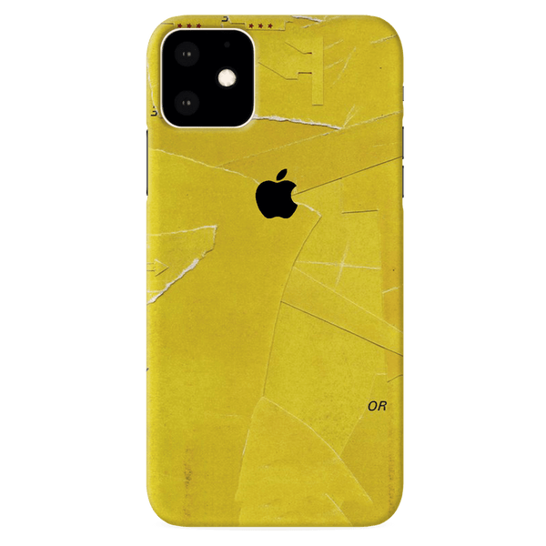 Yellow Paper Pattern Mobile Case Cover For Iphone 11