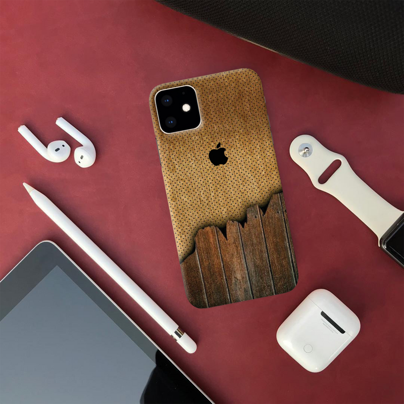 Wood Pattern Mobile Case Cover For Iphone 11