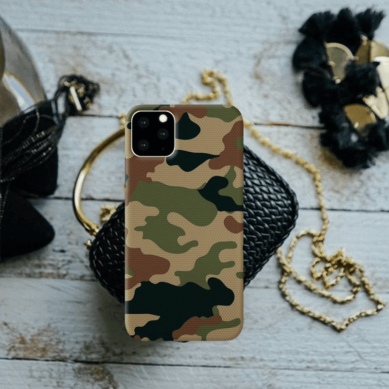 Camo Black And Green Pattern Mobile Case Cover For Iphone 11 Pro