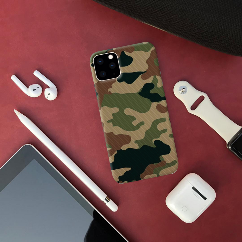 Camo Black And Green Pattern Mobile Case Cover For Iphone 11 Pro Max