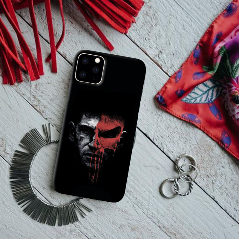 Red Skull Face Pattern Mobile Case Cover For Iphone 11 Pro Max