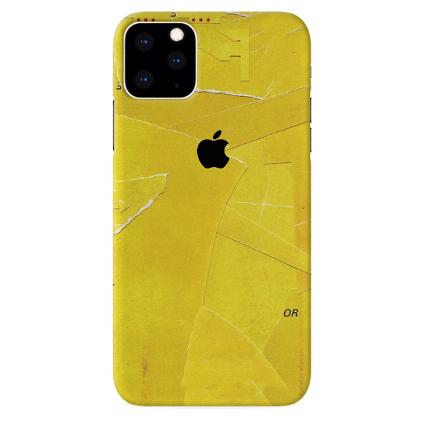Yellow Paper Pattern Mobile Case Cover For Iphone 11 Pro